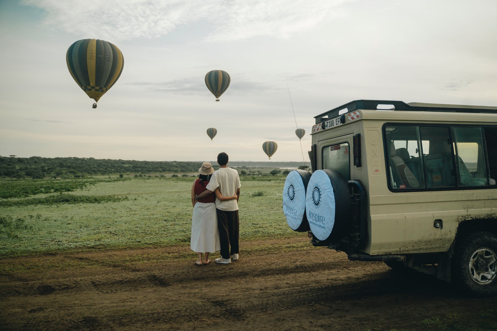 Inspire Tanzania Safaris guide with guests